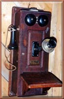 telephone made by Long Distance Telephone Co of Southbend, Indiana